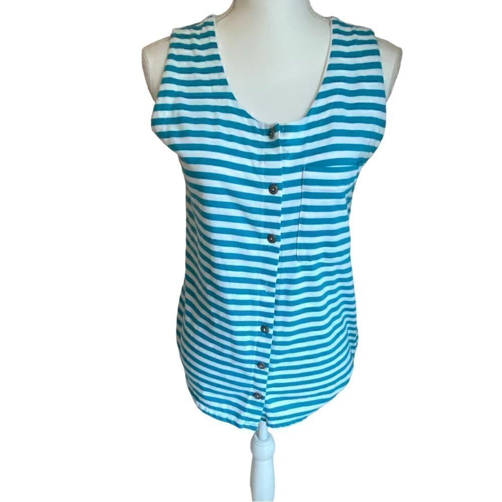 Jack MulQueen Sport Stripe Top Size Medium